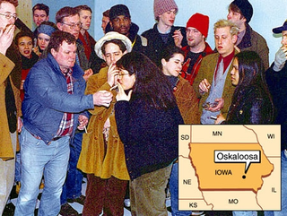 Smokers from across the U.S. crowd into the national smoking lounge.
